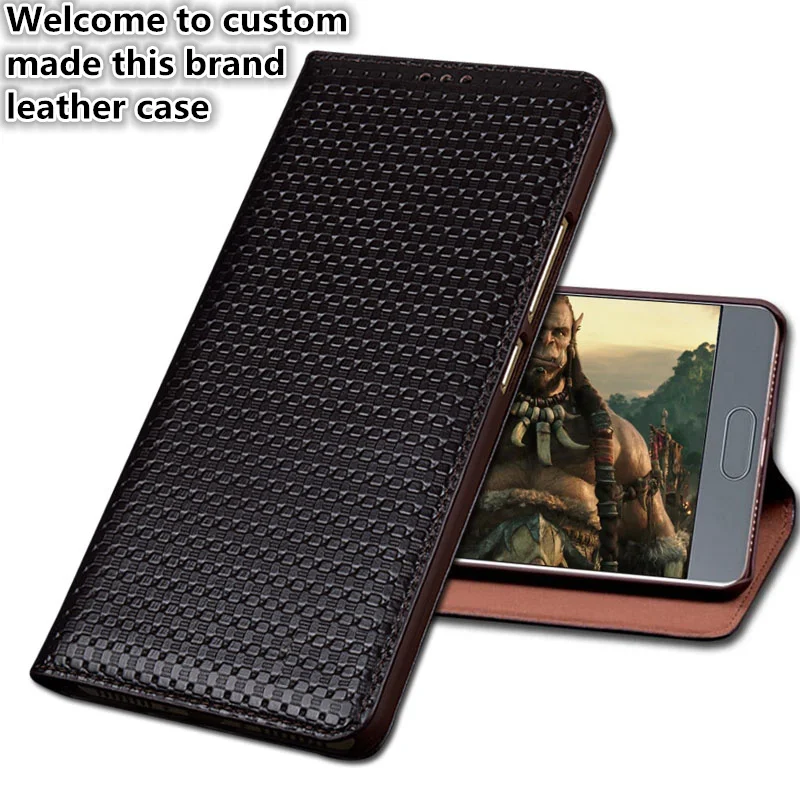 

SS01 Genuine leather phone bag with kickstand for Meizu Pro 7 Plus(5.7') phone case for Meizu Pro 7 Plus flip case