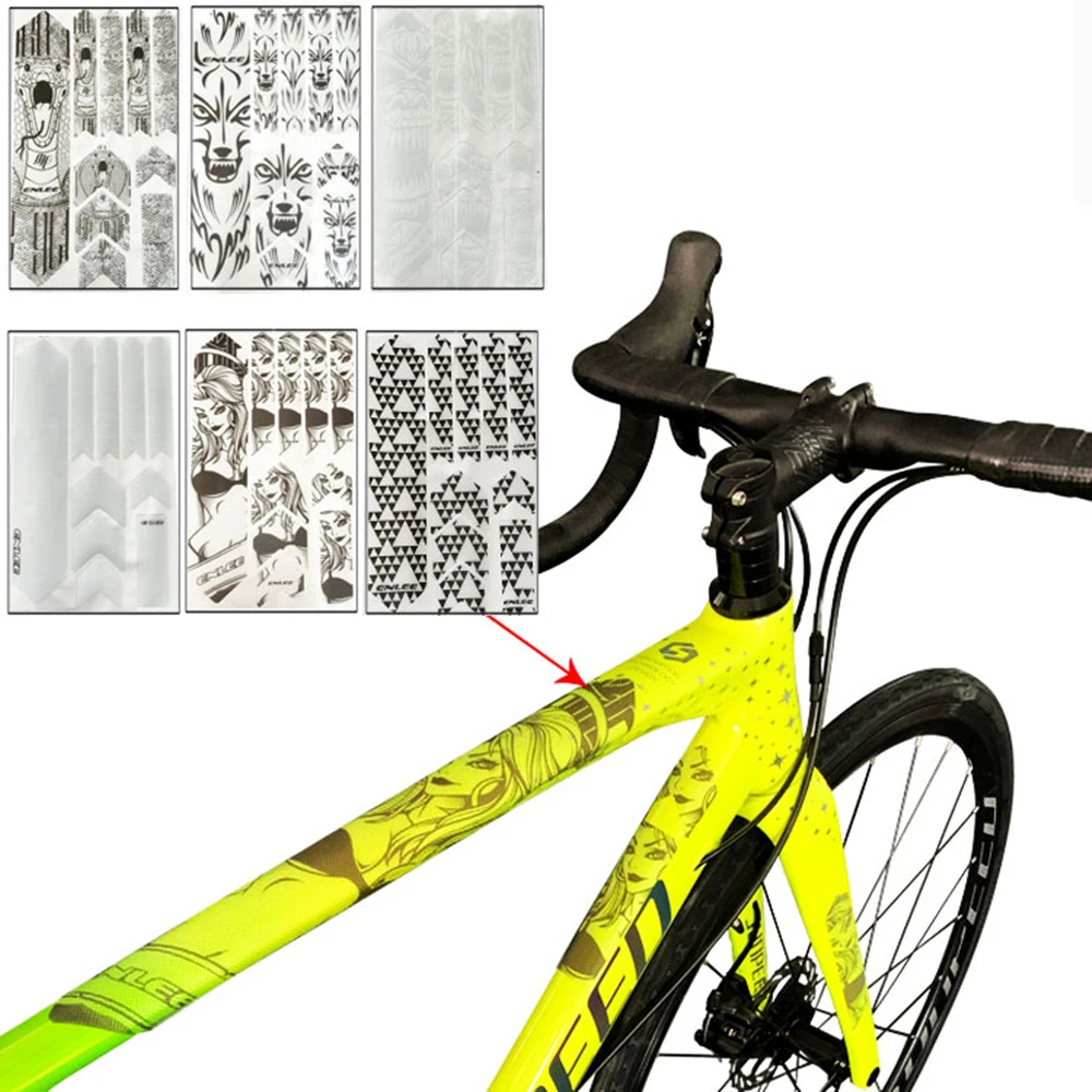 For Mountain Bike Frame Guard Protective Film Anti-scratch Bicycle Decal Sticker