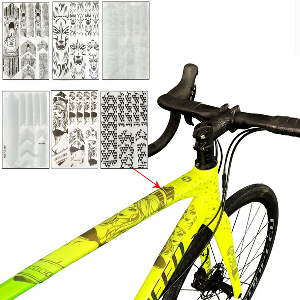 Autocollants De Protection Pour Cadre De Vélo De Route, 3d, Résistant Aux  Rayures, Amovible, Pour Vtt - Autocollants De Bicyclette - AliExpress