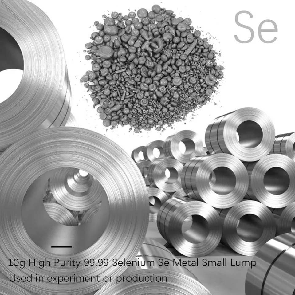 Selenium Metal High Purity 10g Professional Easy to Use for Experiments Industry Selenium Small Lumps Sample Selenium Sample