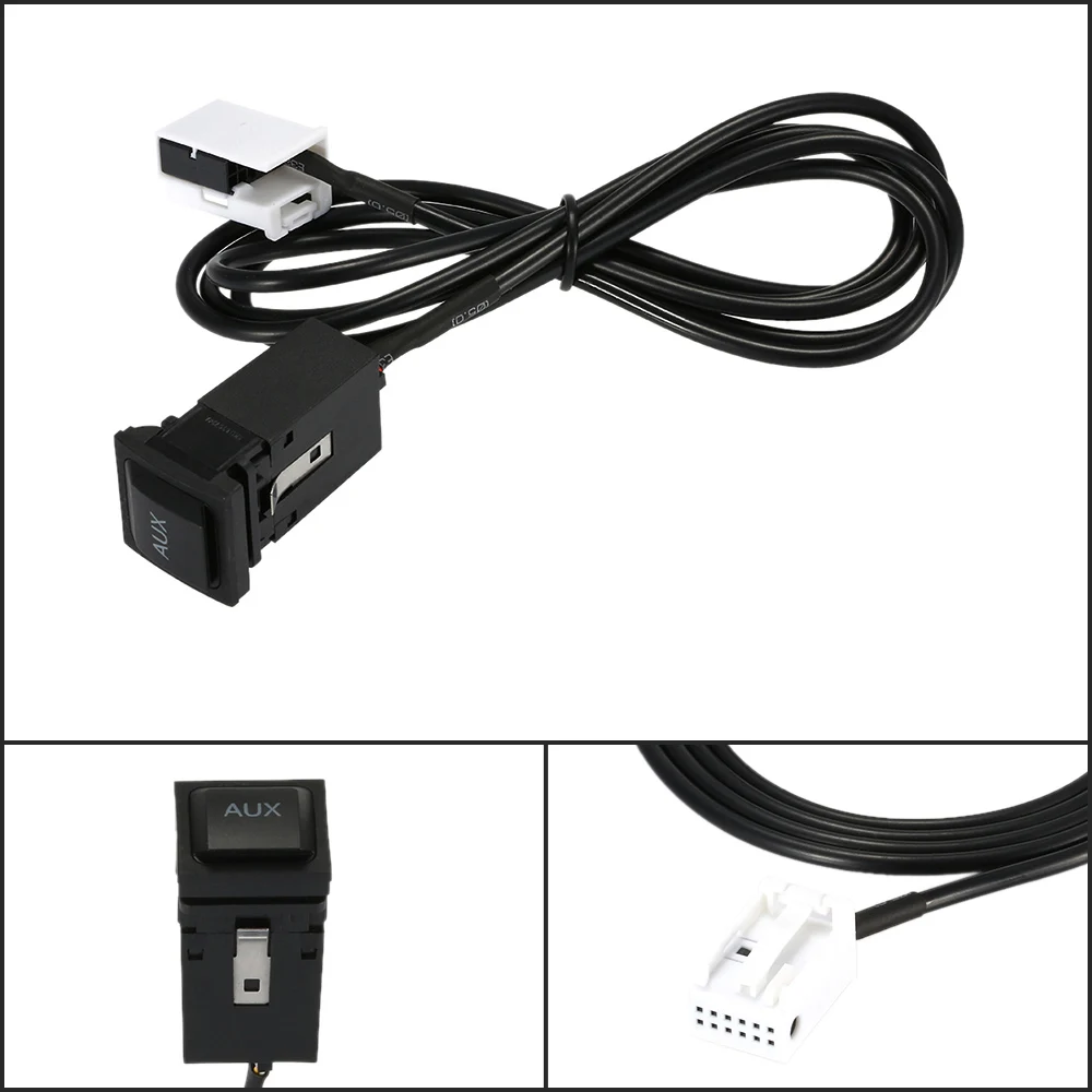 KKmoon USB AUX Audio Cable Switch Plug for VW Passat B6 B7 CC Touran POLO Facelift RCD510+//310+