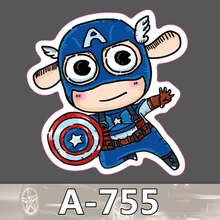 A-755 Captain America Wasserdichte Kühle DIY Aufkleber Für Laptop Gepäck Skateboard Kühlschrank Auto Graffiti Cartoon Aufkleber