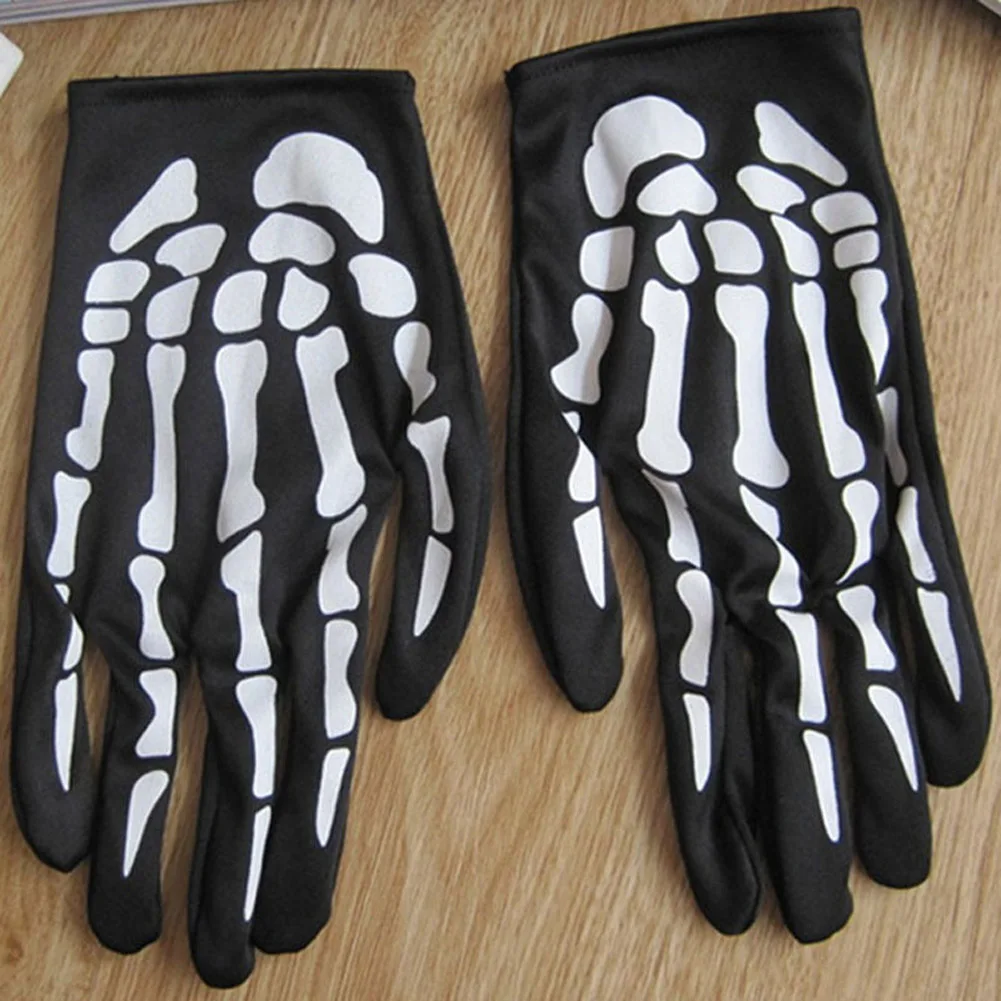 Claw Gloves Cloth Christmas Ghost Gloves Men Women Halloween Skull