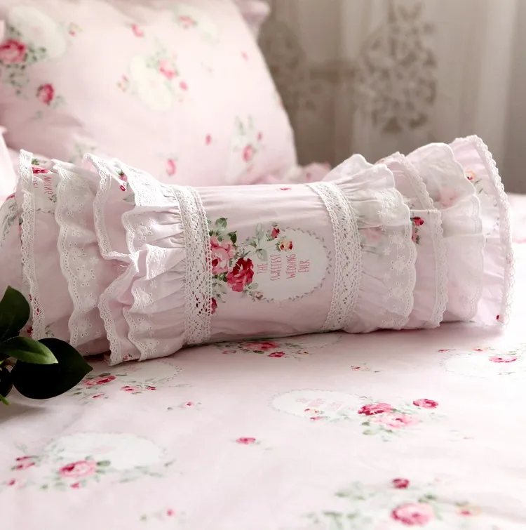 Ruffle Layer Lace, Almofadas Decorativas Princesa, Cama