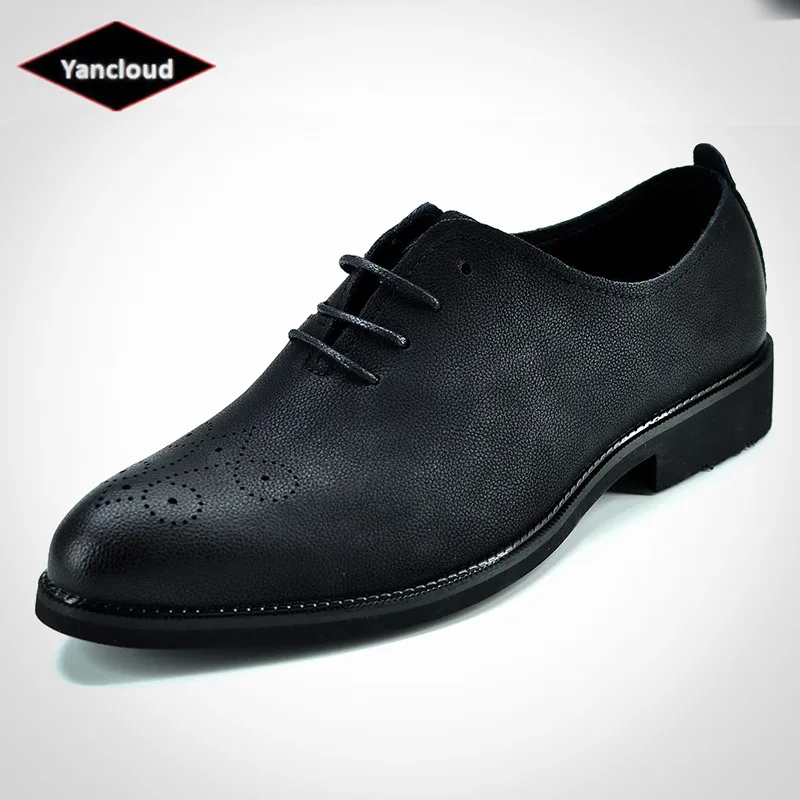 Homem De Casuais Up Preto Bico Fino Suede Vaca 2019 Respiráveis Qualidade Dos Negócios Alta Brogues Sapatos Shoes Novo Apartamentos Homens Lace FqwTSaUx