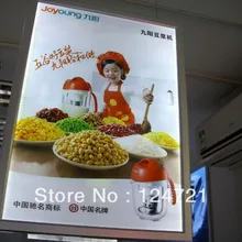 A1 коробка освещения СИД ультратонкий легкий дисплея рекламы настенная рамка доска Новое поступление