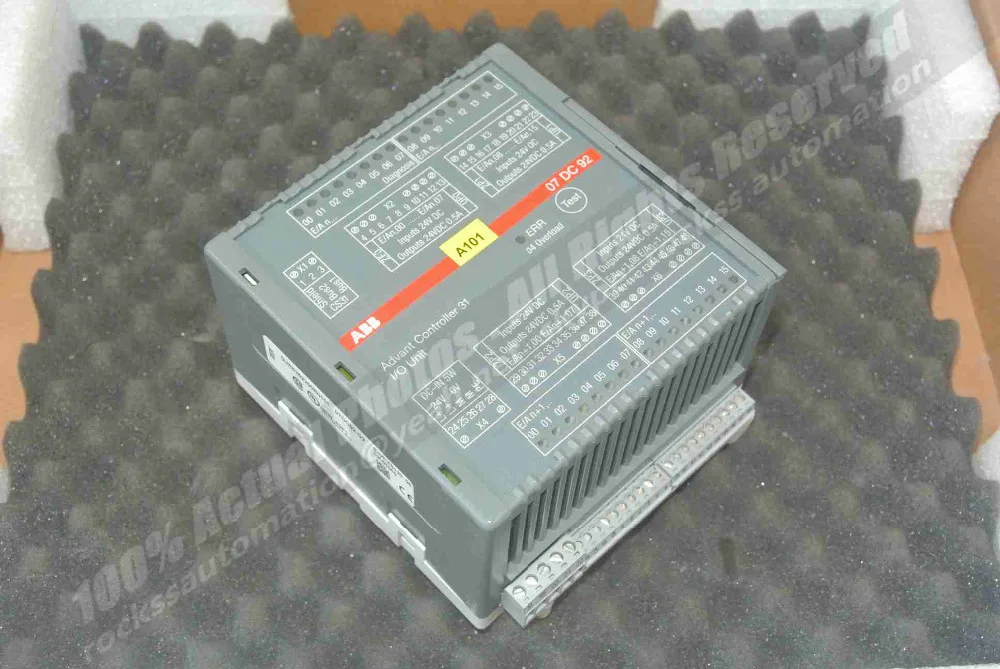 

Advant Controller 31 Analog I/O Unit 07 DC 92/GJR5252200R010107DC92G2 Used Good In Condition With Free DHL / EMS