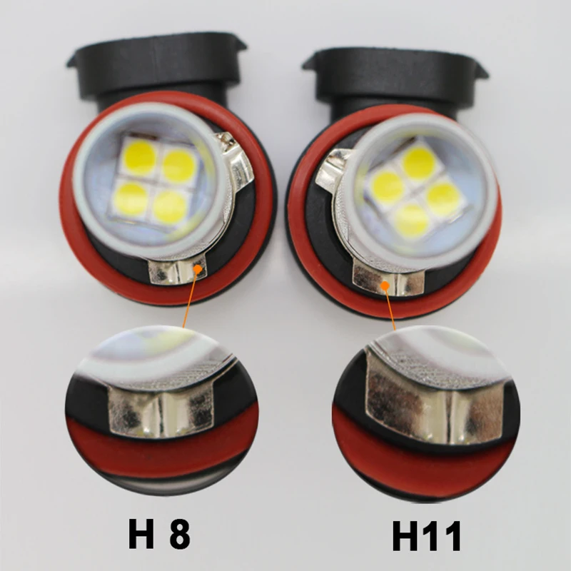 H8 H11 9005 9006 HB3 HB4 LED Fog Lights Bulb 1440Lm 6000K White Car Driving Daytime Running Lamp Auto Leds Light 12V 24V DRL High Bright Auto Led Bulb 3030SMD 36pcs 6000k Newest Car Led foglight foglamp (6)