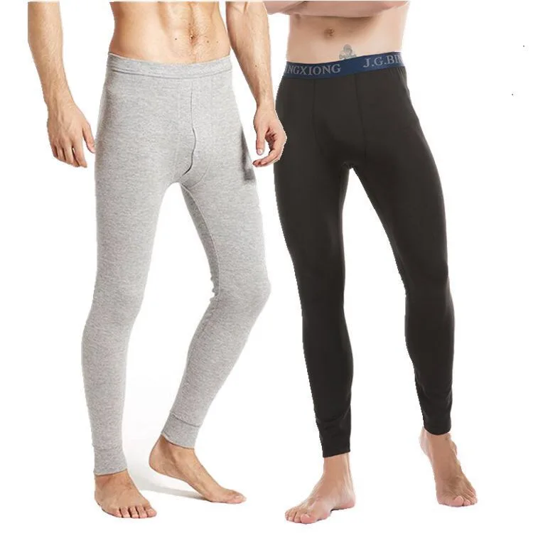 

Hot Winter Men Long Johns Cotton Thermal Underwear Men Warm Long Johns Leggings Pants High Quality