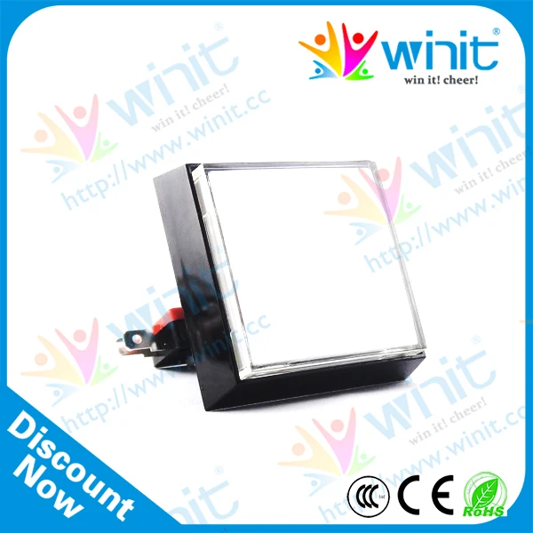 

Sales Promotion Momentary Led Illuminated Square Push Button Power Button Led Arcade