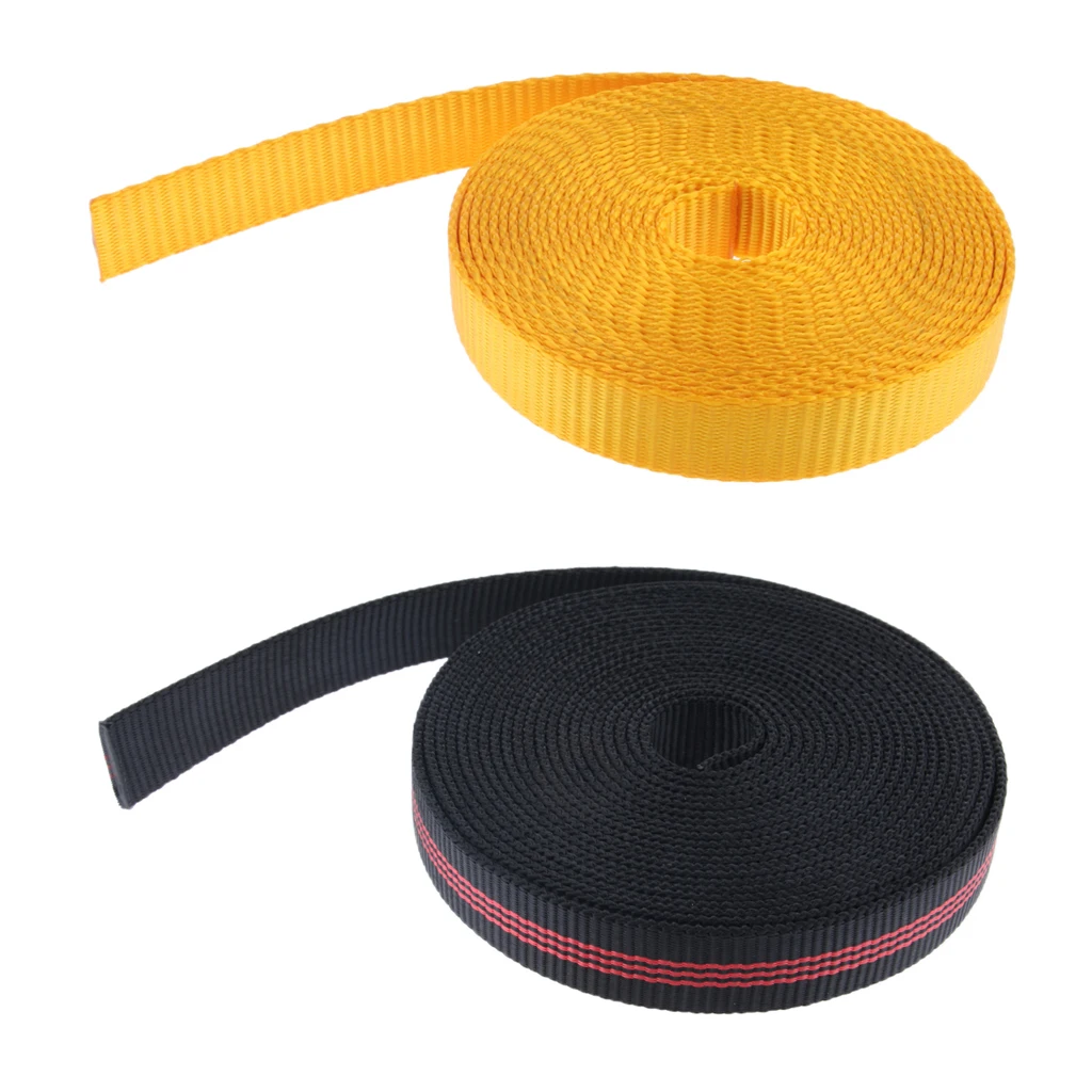 23KN Flat Strap Rope Runner Webbing Sling Belt for Mountaineering Rock Climbing Caving Rappelling Rescue Climbing Flat Strap 