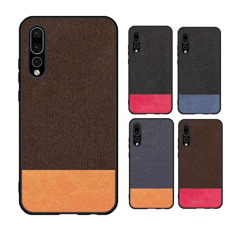 

For Huawei P30 Pro P Smart P10 P20 Lite P20 Pro P10 Plus case Fiber Silicone TPU Shockproof cover case for Plus P Smart