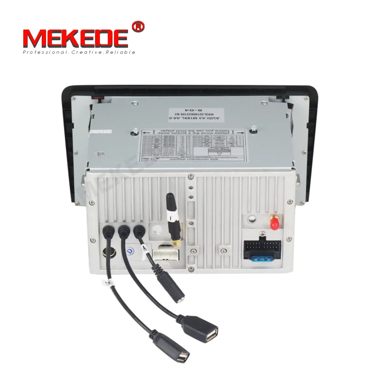 Flash Deal MEKEDE Android 9.1 2+32G Car Multimedia player  For  Audi A3 8P 2003-2012 S3 2006-2012 RS3 Sportback 2011 Radio GPS WIFI BT 4