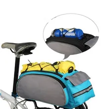 

Bicycle Bag 13L Bike Rear Rack Bag Bicycle Shelf Utility 10~20L Pocket Shoulder Bag Pack Riding Supplies 2 Colors 4FN
