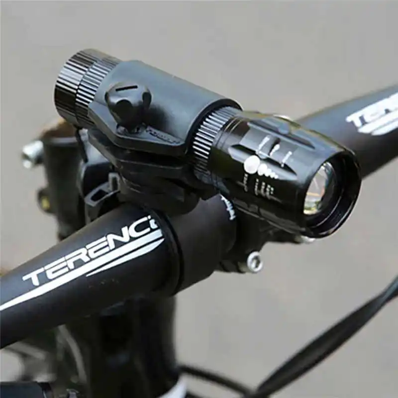 powerful led flashlight Flashlight +360 Free Rotating Frame lanterna led bike lanterna bicicleta com bateria fanatic #4S10 (4)