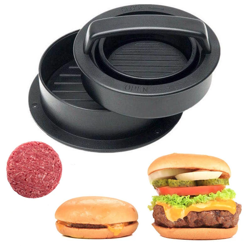 

Hamburger Maker Hamburger Press Round Shape Non-Stick Chef Cutlets Hamburger Meat Beef Grill Burger Press Patty Maker ABS Mold