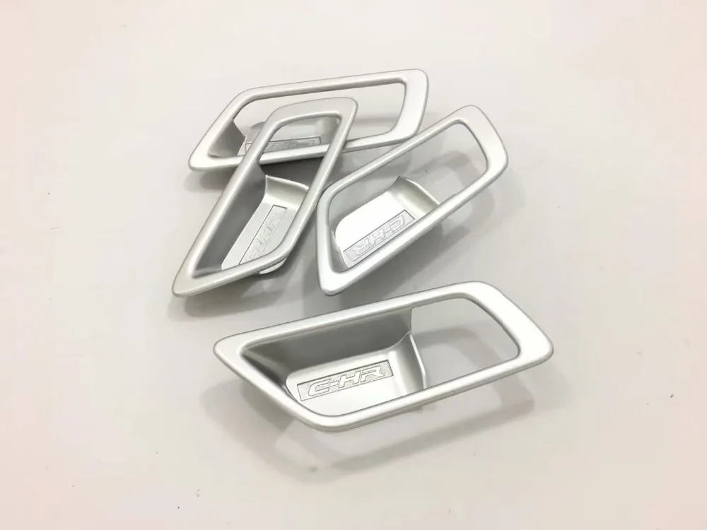 

Fit For Toyota C-HR CHR 2017 2018 Interior Inside Door Handle bowl cover ABS CHROME handle cover for CHR Exterior car styling