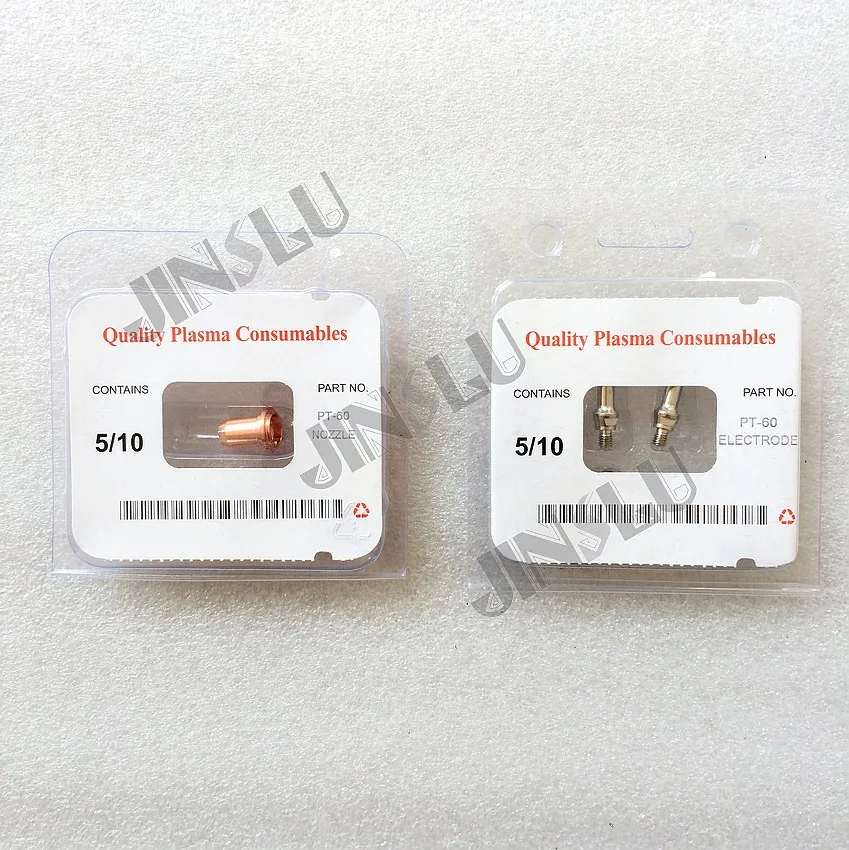 

PT40 PT60 PT-60 Plasma cutting torch consumables VB0048 electrode and VU0668-09 tip nozzle 40 pcs/lot
