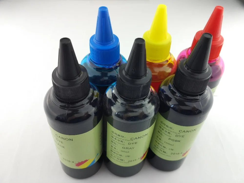 

CLI-251 Quality Dye Photo Ink For Canon PIXMA MG6320 MG7120 iP8720 MG7520 printer 6x100ml Quality Ink