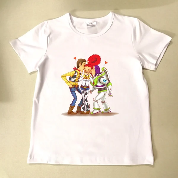 Новинка года; детская одежда для мальчиков и девочек летние футболки с короткими рукавами для малышей симпатичная игрушки из мультика; Футболка с принтом "История форки" - Цвет: BJN426