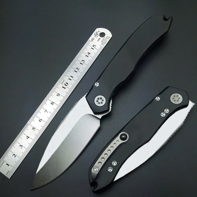 

Tactical Knife Bearing D2 Blade Aviation Aluminum Handle Outdoor Camping Collection Survival Pocket Knife edc Drop Shipping