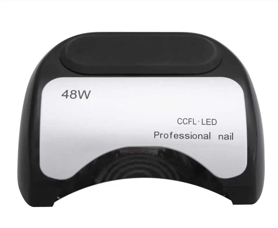 Automático de Cura Luz da Lâmpada do Unha Vermelho Branco Preto Levou Unha Polonês Secador 48 w - Gel 3 Cheap Secadores de unhas