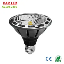 1X E27 Новые 15 Вт COB затемнения PAR30 Светодиодный точечный светильник свет белый/теплый белый/холодный белый/белый Светодиодный прожектор Светодиодный светильник освещение