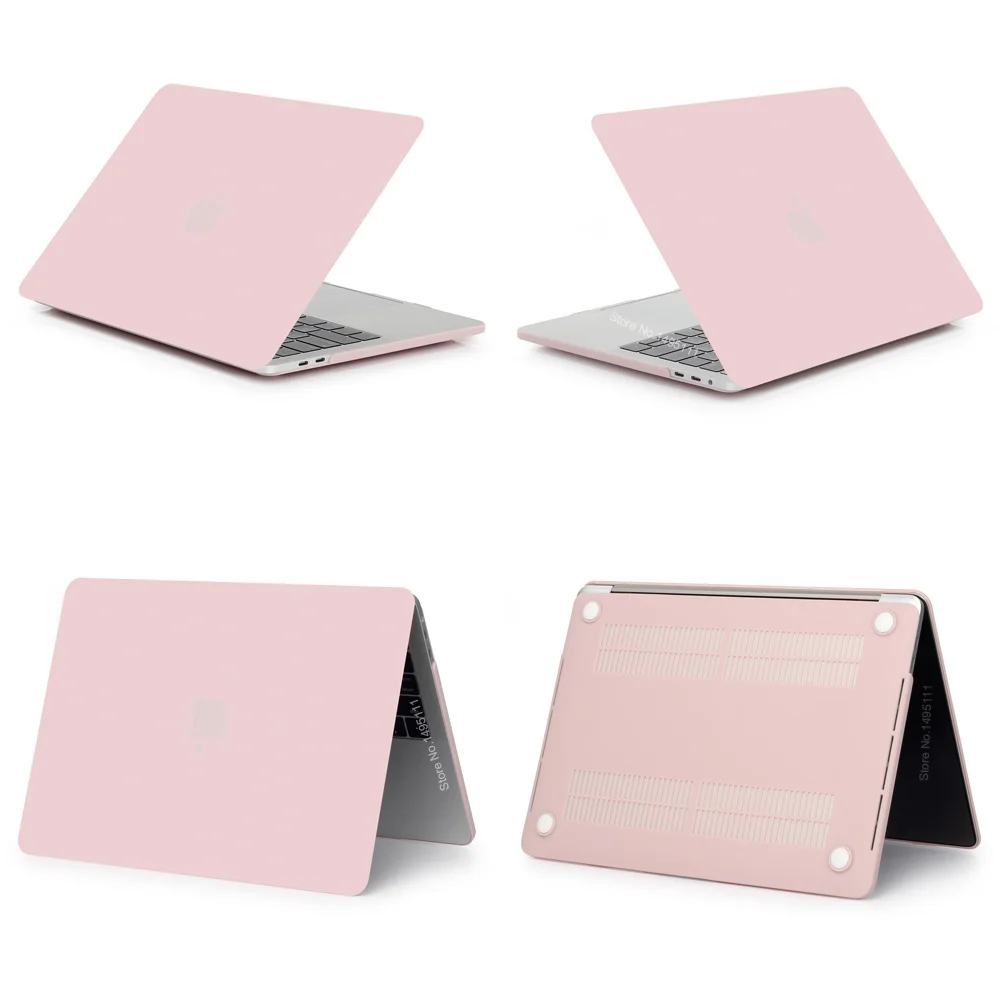 Жесткий матовый чехол-накладка для MacBook Air 11 A1465 air 13 дюймов A1466 pro 13,3 15 retina A1502 чехол для клавиатуры - Цвет: Matte new pink