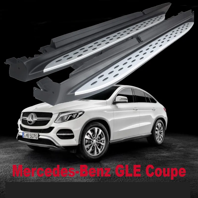 

Running Boards Side Step Bar Pedals For Mercedes-Benz GLE Coupe C292 AMG GLE320 GLE350 GLE400 GLE450 2015 2016 2017 2018 2019 High Quality Nerf Bar