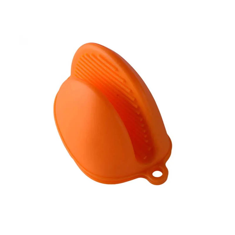 

HOT Silicone Kitchen Organizer Insulated Heat Pot Clips Microwave Oven Gloves Hot Plate Clip NDS66