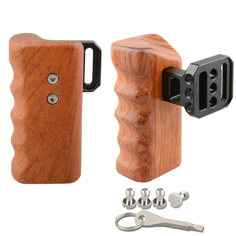 CAMVATE_Wooden Handle Grip_Panasonic GH_Canon 5D Mark IV (2)