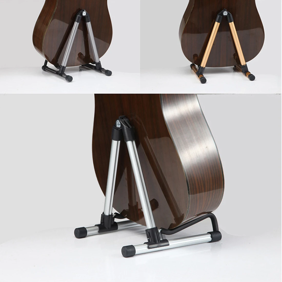 Lightweight Foldable Universal Portable Guitar Stand Bass Stringed