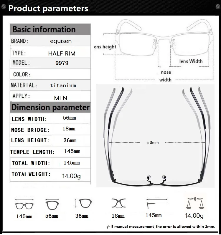 Ширина-145 чистый титан оправы для очков Бизнес Мужчины Близорукость полный обод оправы для очков Оптический Рецепт мужские оправы для очков
