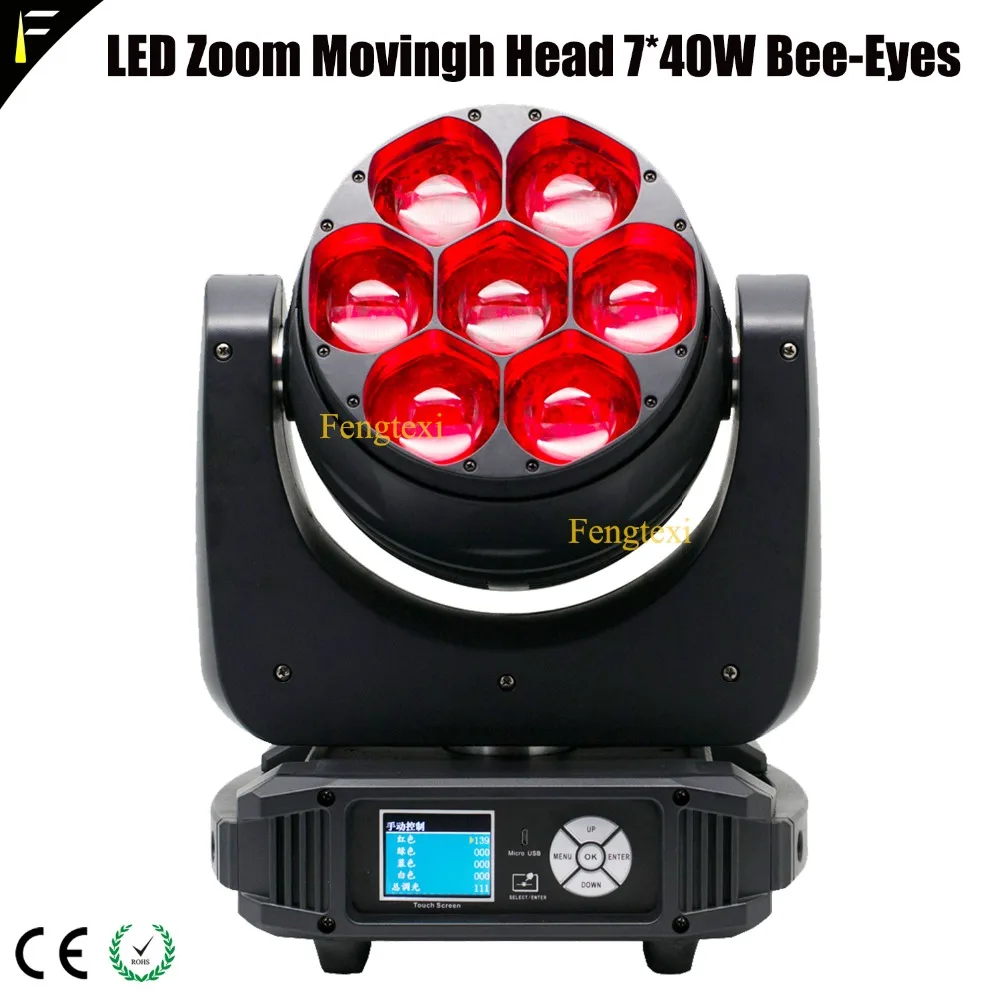 LED Zoom Movingh Head 7x40W Bee Eye2