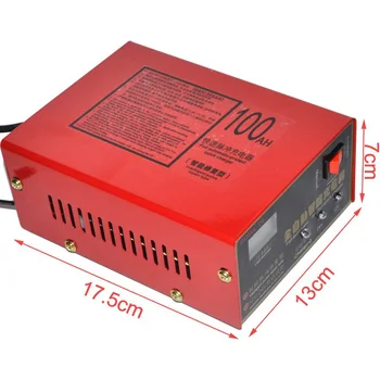 

Universal 12V/24V 10A 6-105AH Car Battery Charger US Motorcycle Battery Charger Lead Acid Battery Charger NEW