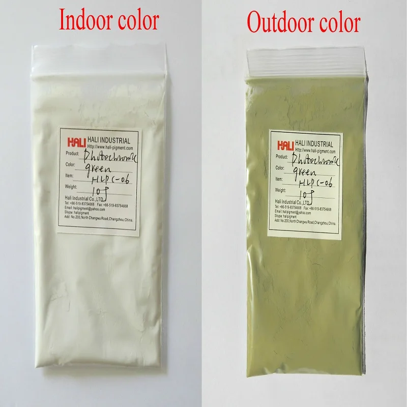 Photochromic pigment powder sunlight active pigment solor sensitive item:HLPC-01 color:red 1lot=10gram.