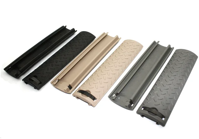 Tactical RAS 20 mm Picatinny Rail Cover 4 pieces set Black