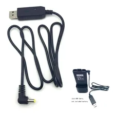 USB Зарядное устройство зарядный кабель для передачи данных для BaoFeng UV5RE UV-5R 3800 мАч продлить Батарея UV-82 BF-F8HP UV-82HP UV-5X3 UV-S9 радио иди и болтай Walkie Talkie