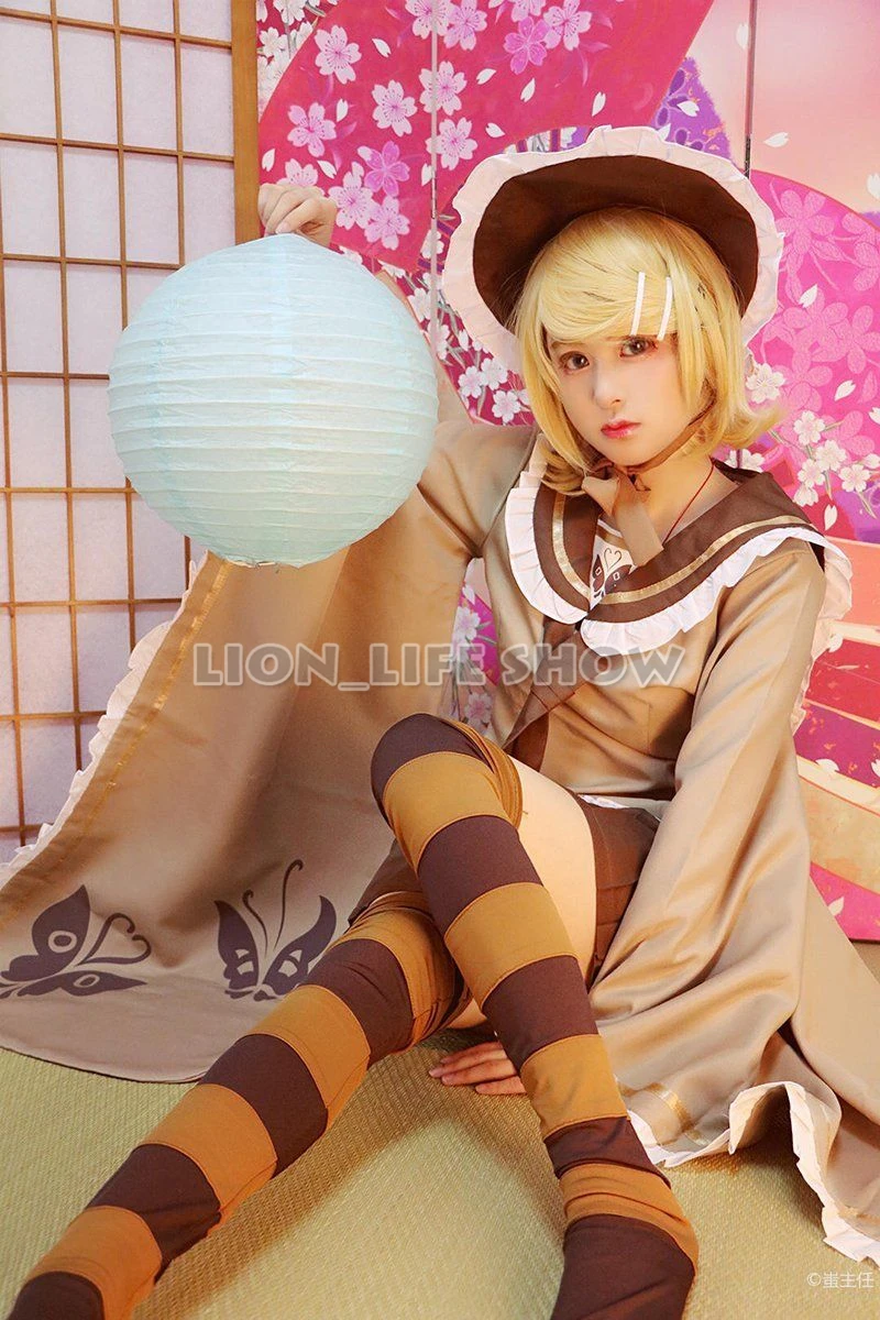 Vocaloid Senbonzakura Kagamine Rin кимоно Косплей Костюм с входящим комплектом| |