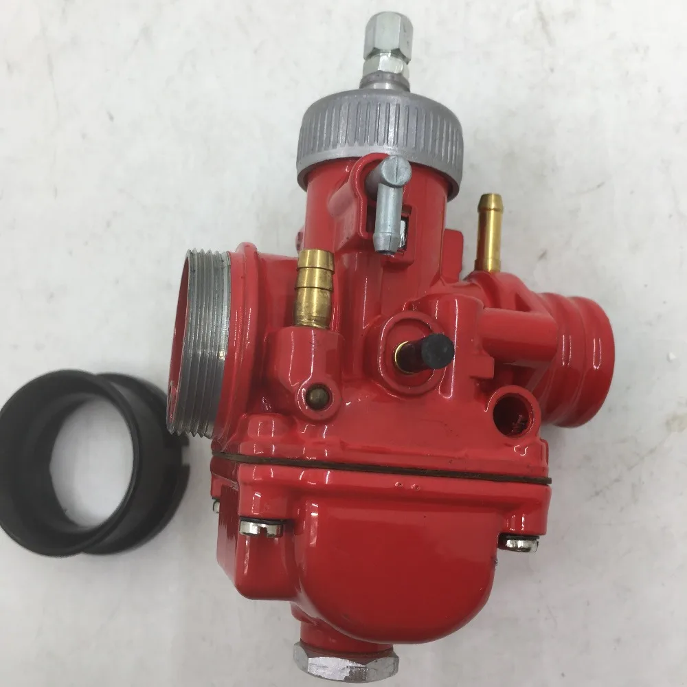 Новый красный карбюратор SherryBerg carb от Dellorto PHBG DS 21phbg 21 мм Racing w пластиковая крышка