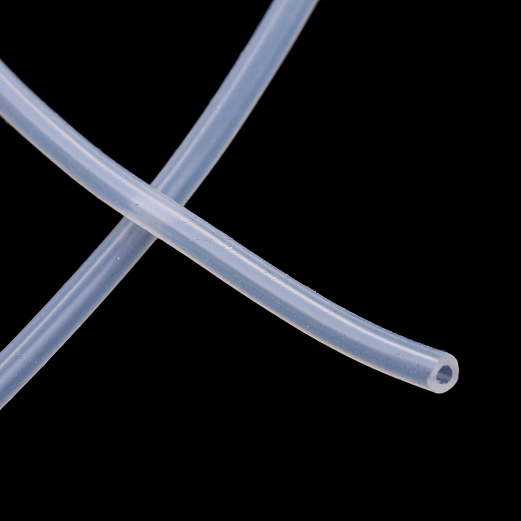 White RC Silicone Fuel Line Oil Tube Fuel Pipe Hose for Gas Engine Nitro Engine Glow RC Model Parts 100mm