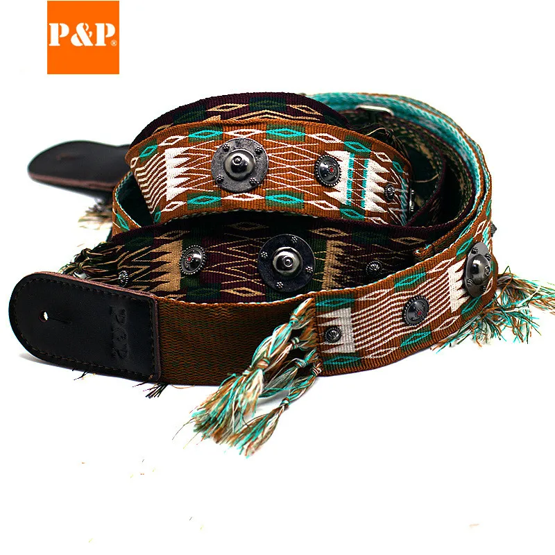 

2019 New Musical Instrument Accessories Guitar Strap Indian Style Strap Electric Guitar Acoustic Guitar Strap