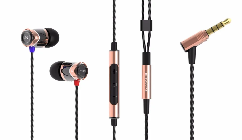 Новые оригинальные бас Hifi Soundmagic E10C в ухо наушники идеально подходят для мобильных телефонов наушники шумоизолированные MP3
