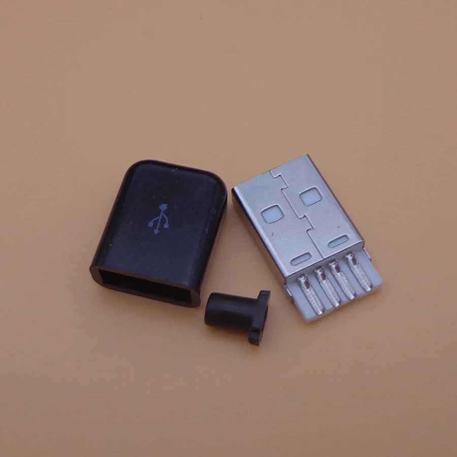 10 шт. микро USB 2 0 разъем типа A 4 контактный для самостоятельной пайки ручной работы