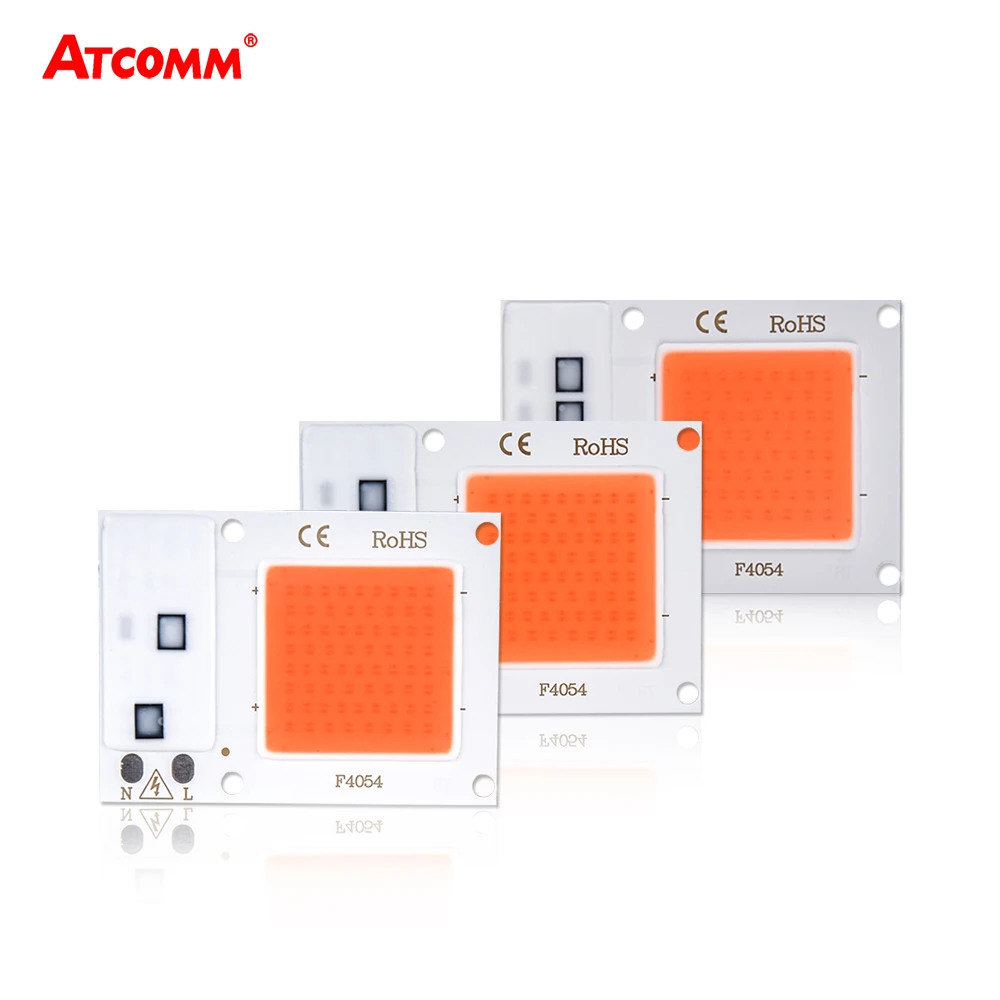 

COB LED Chip Grow Lights 10W 20W 30W 110V 220V Smart IC LED Matrix Full Spectrum Phyto Lamp For Tent Plants Flowers Seeds