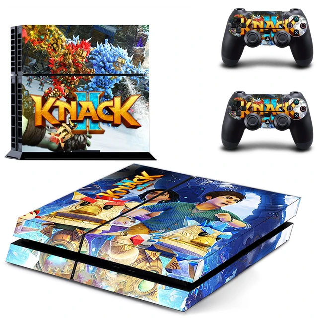 Udtømning korruption Den anden dag Knack 2 PS4 Skin Sticker Decal For Sony PlayStation 4 Console and 2  Controllers PS4 Skin