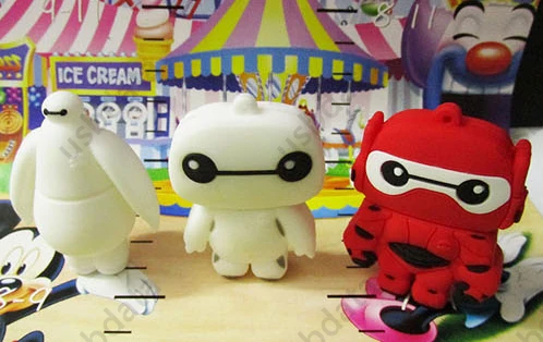 Cartoon Big Hero 6 Baymax Mini USB 2.0 Memory Stick Card USB Flash Drive 128GB 512GB 1TB Pen Drive 64GB Pendrive 32GB Gift
