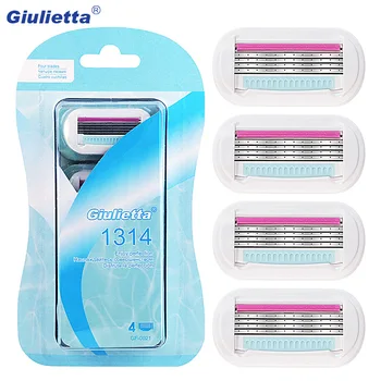 

Giulietta Manual Shaver Four-Layer Hair Remover Four-Knife Head Boxed Hardcover Combination