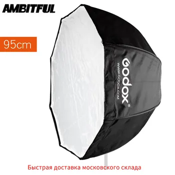 

Godox 95cm 37.5in Octagonal Umbrella Softbox Brolly Reflector for Godox YONGNUO Canon Nikon Sony Fuji Speedlite Flash