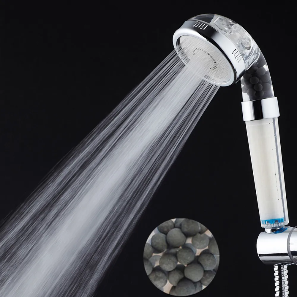 Shower Head Adjustable High Pressure Water Shower Bathroom Water Saving